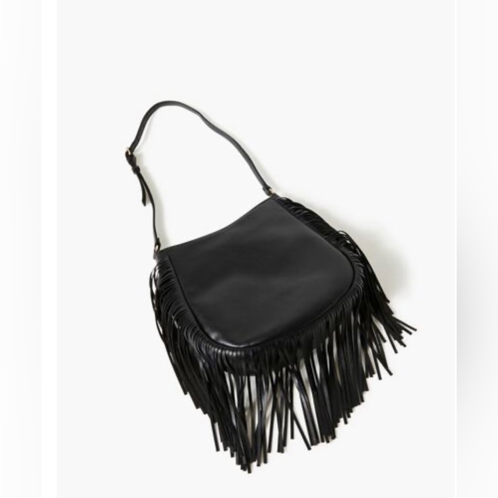 Forever 21 faux leather fringe bag